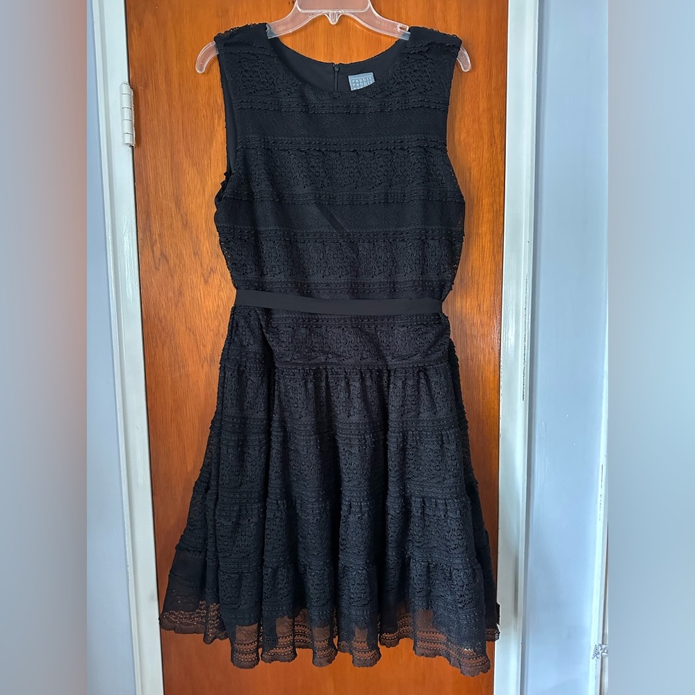 Rabbit Rabbit Rabbit Elegant Black Lace Dress - Picture 1 of 7